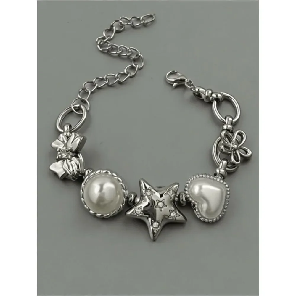 Anthropologie elegant silver